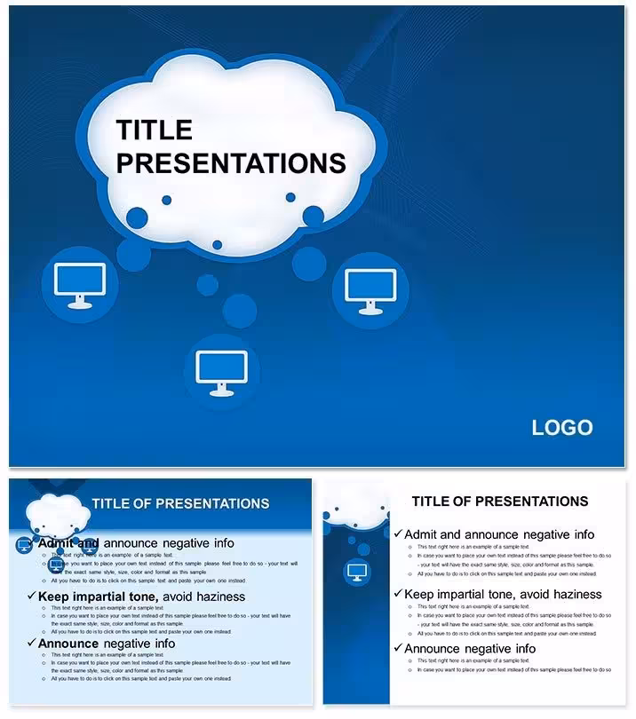 Information Security Awareness PowerPoint Template: Fortify Minds Against Digital Threats