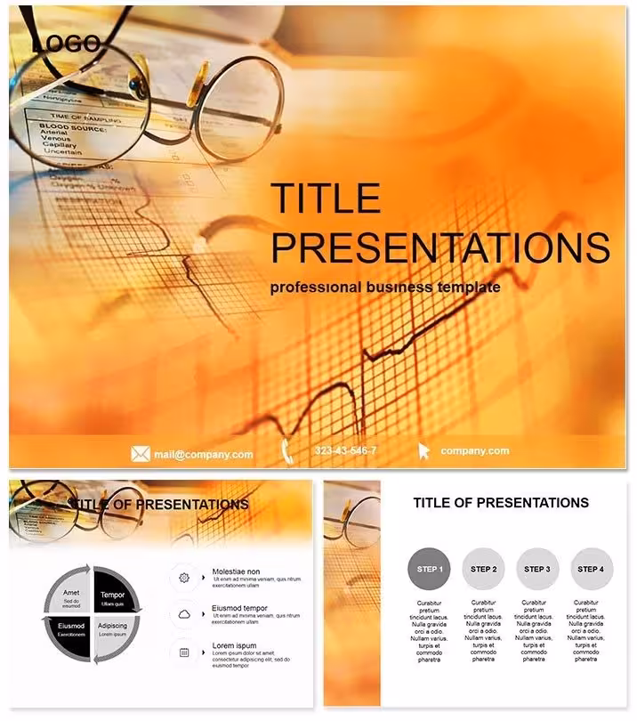 Heart Care PowerPoint Template for Cardiology