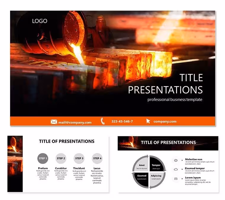 Blast Furnace Keynote themes template