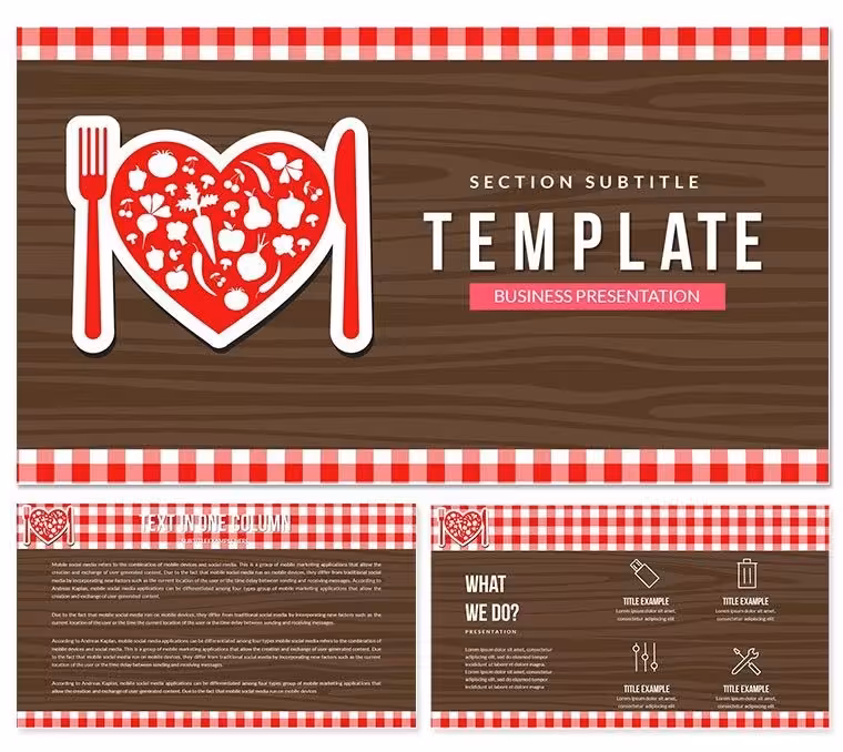 Top Restaurants Keynote templates Presentation