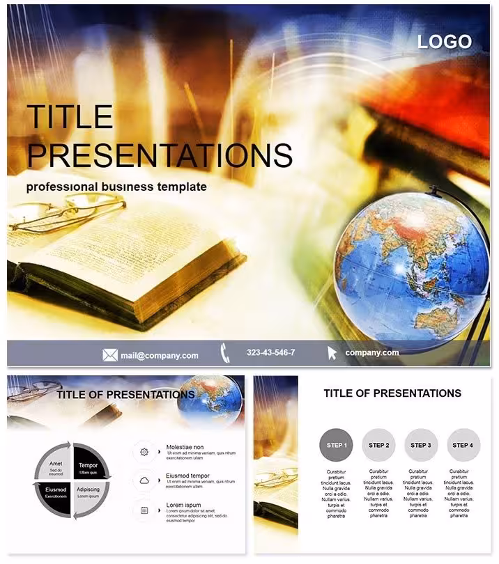 Exploratory Knowledge of the World PowerPoint Template