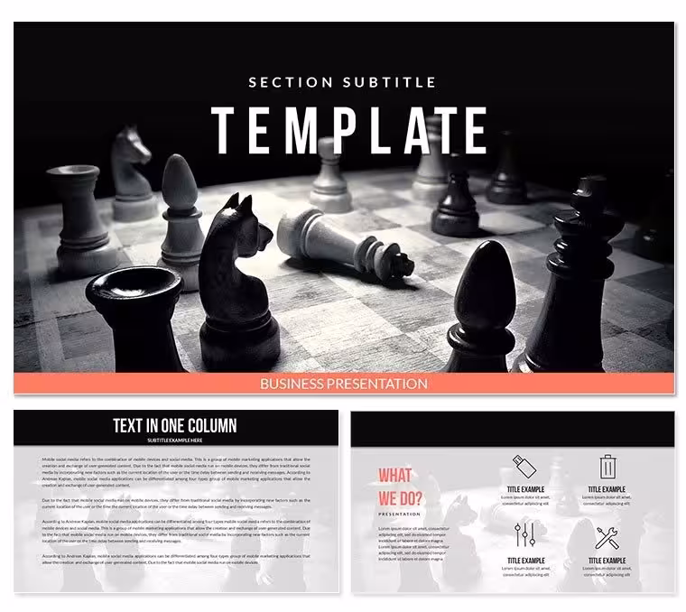 Chess Game Keynote Templates
