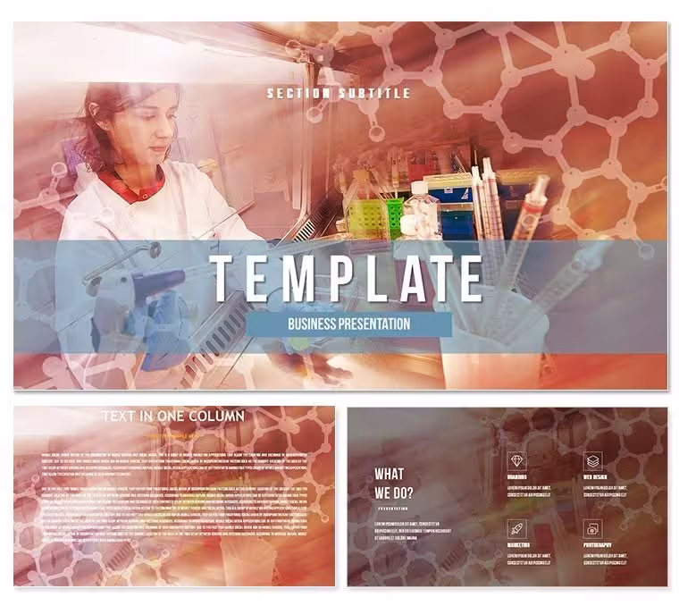 Laboratory Work Keynote template
