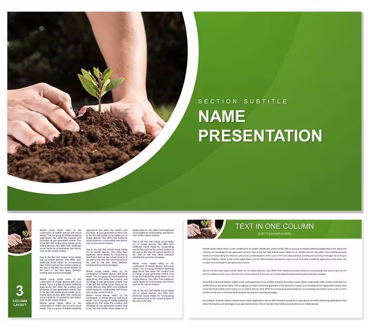 Ecobiology Plants Keynote template