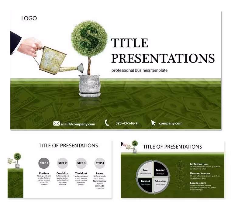 Increase Money Keynote templates