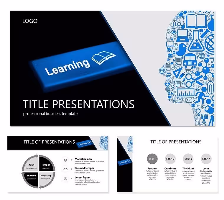 Learning Place PowerPoint template