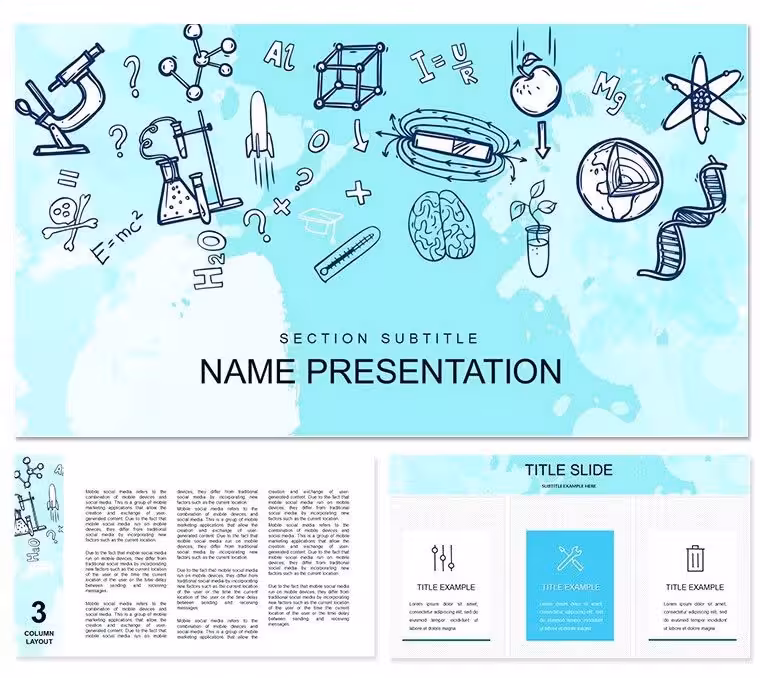 Dynamic Science: Unlocking Discovery with our Chemistry, Biology, and Physics Keynote Template