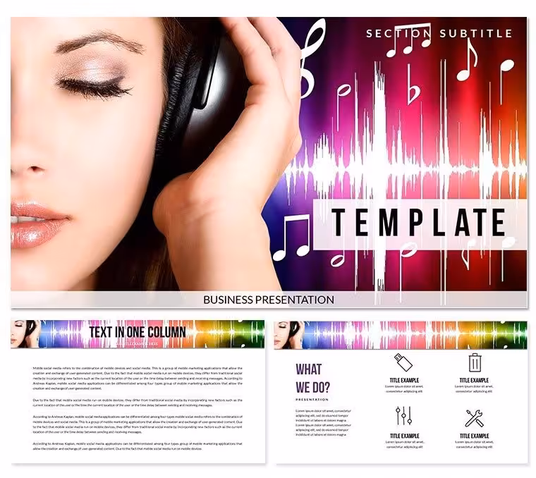 Music Store Keynote template