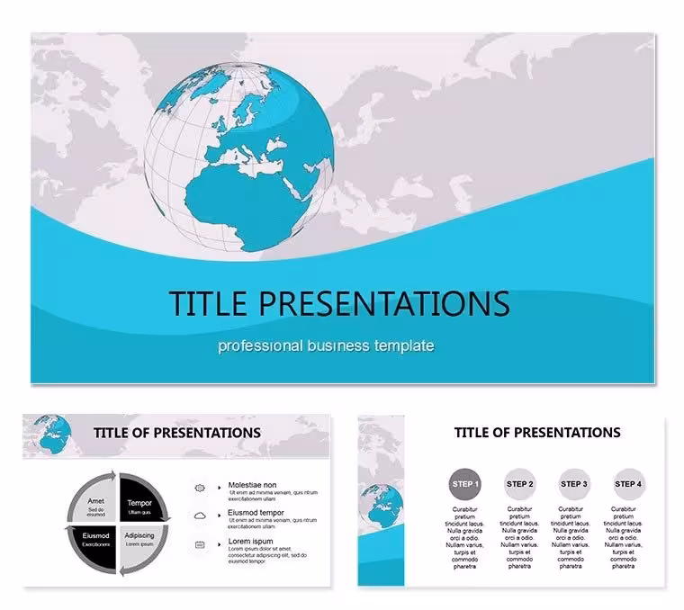 Empowering Global Business PowerPoint Template
