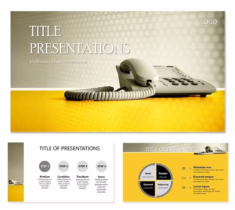 Telecommunications Operator Keynote templates