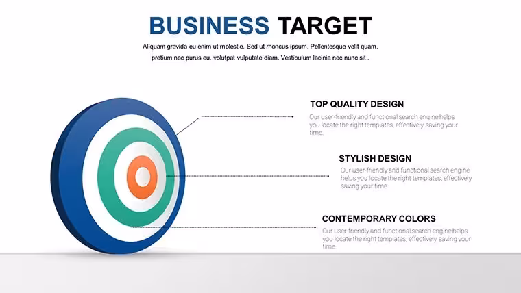 Business Target Keynote Charts - Fully Editable | ImagineLayout