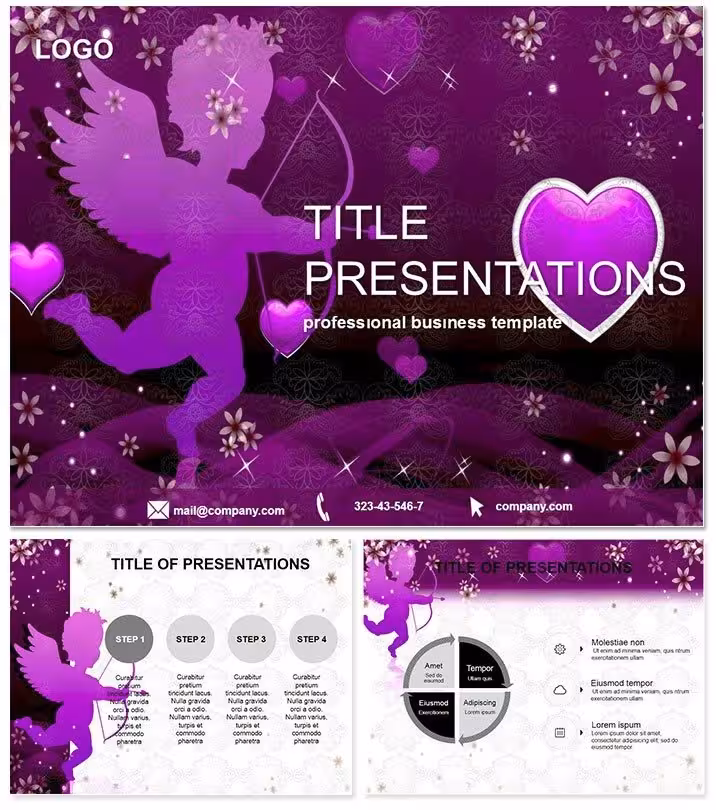 Floral Hearts Valentine Keynote Set