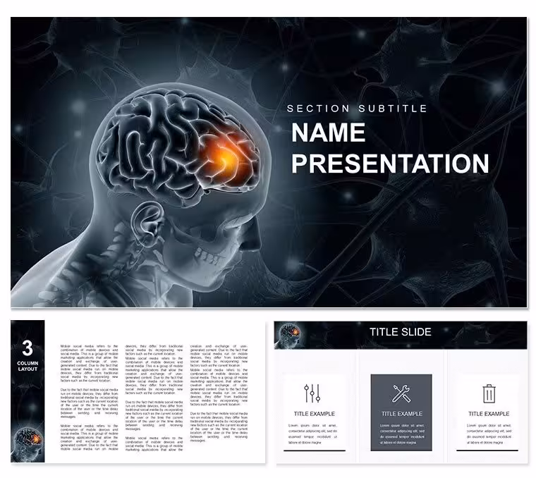 Diseases of Brain and Nervous System Keynote template