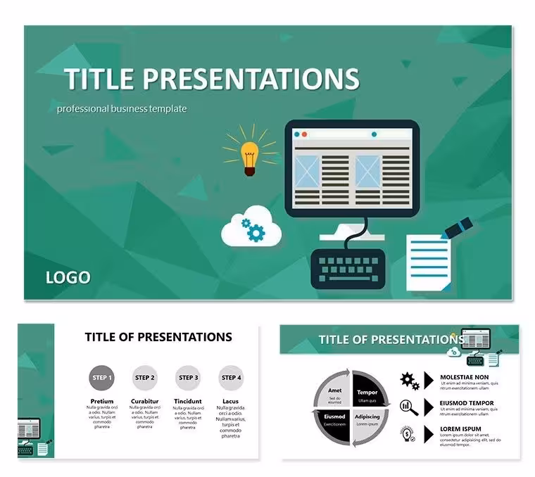Website Builder Keynote templates