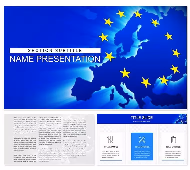 European Union Countries Keynote Template: Illuminate Policy Narratives