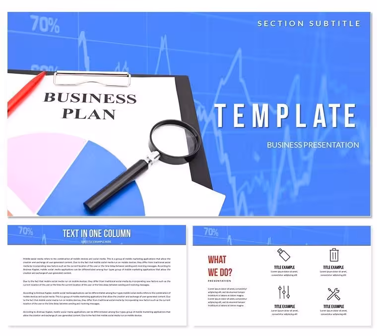 Business Plan Step by Step Keynote template