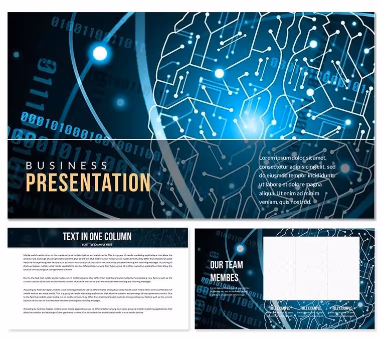Artificial Intelligence Online Keynote template
