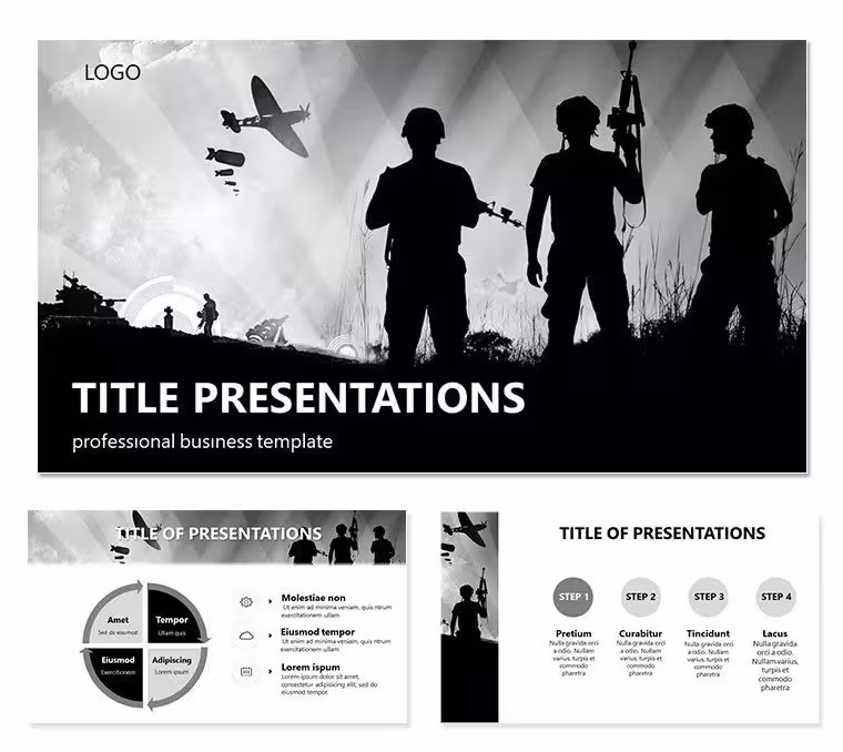 Soldiers Heroes PowerPoint Template