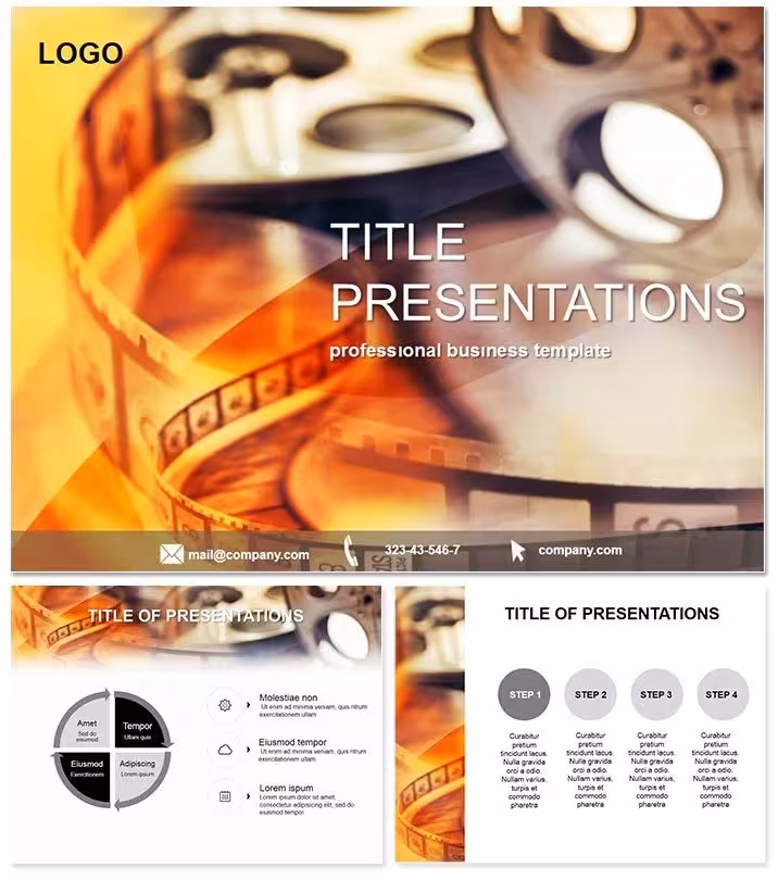 Film News PowerPoint Template Essentials