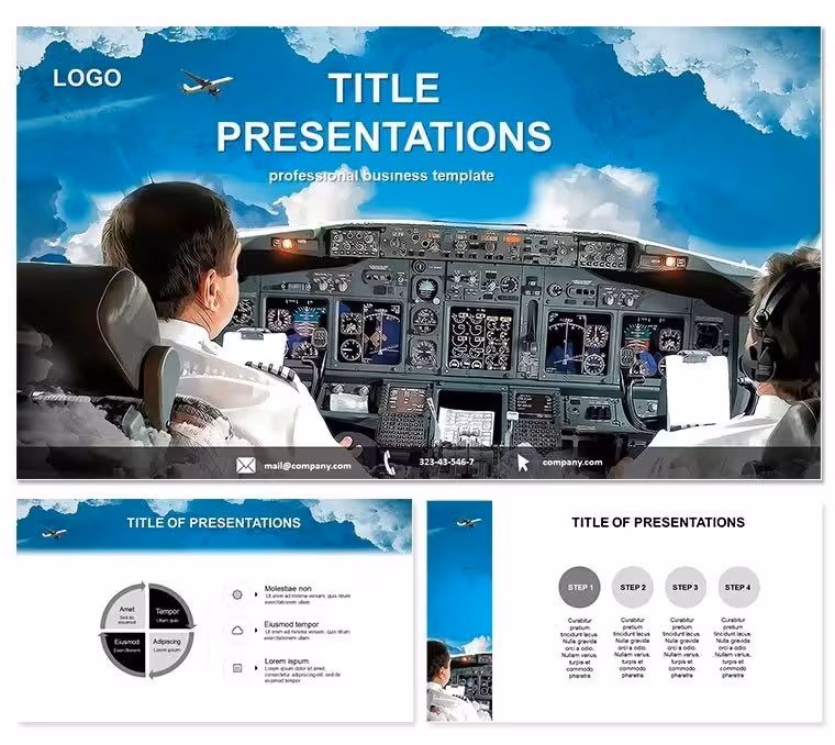 Airline Pilot PowerPoint Template