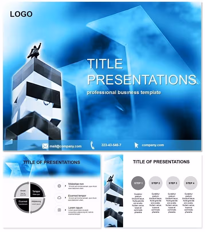 Job and Career PowerPoint Template: Chart Your Path
