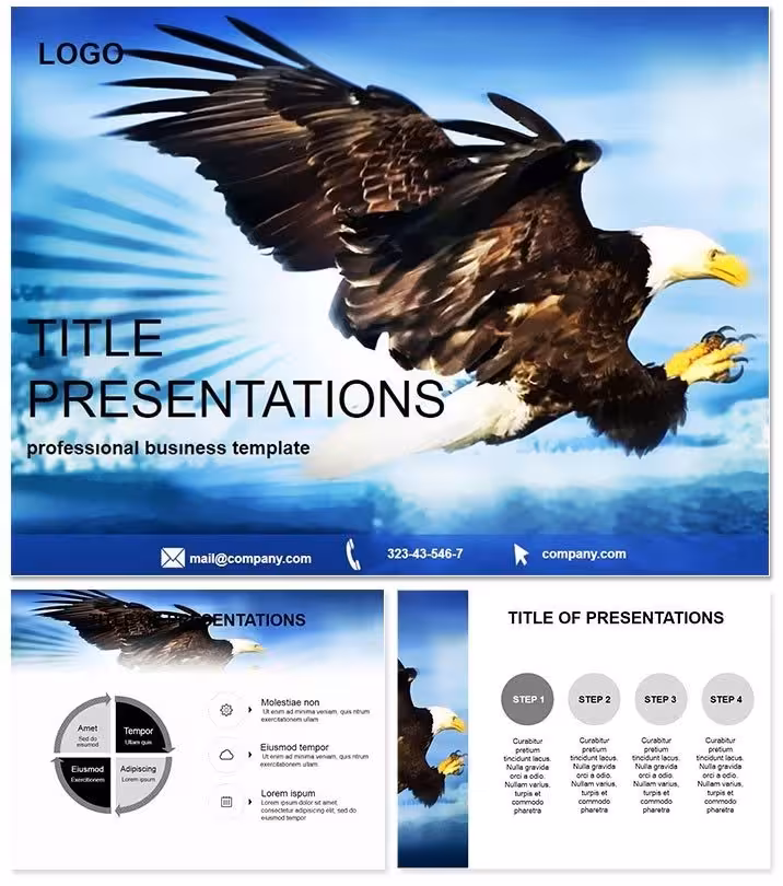 Eagle Hunting PowerPoint Template: Soar with Predatory Precision