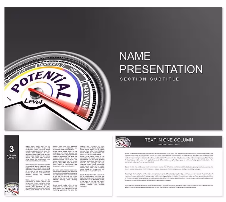 Development Level Diagram Keynote Template - Fully Editable | ImagineLayout