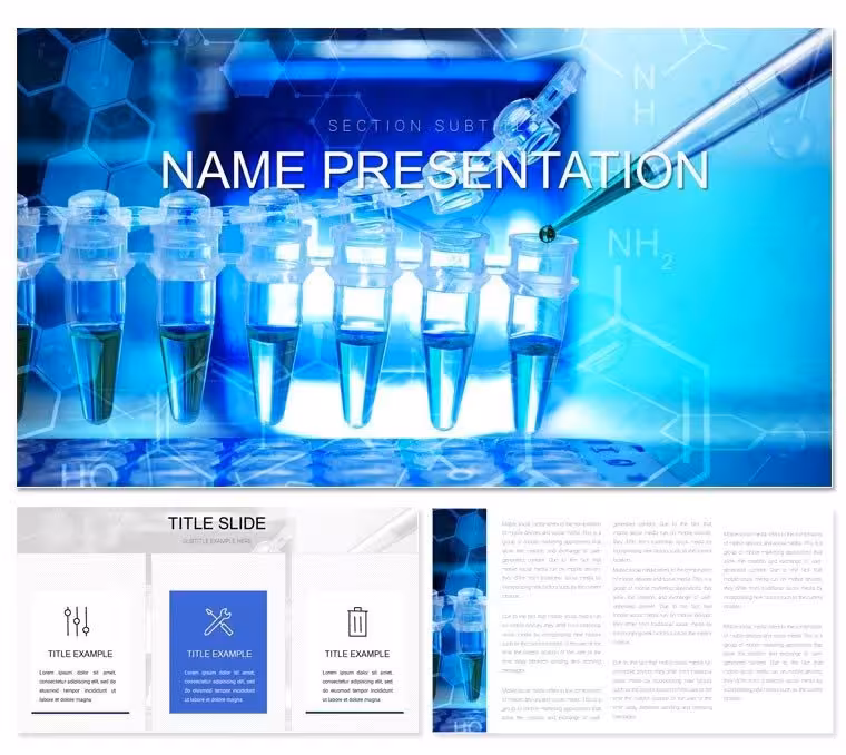 Chemistry Lab Keynote Template: Stirring Up Scientific Narratives