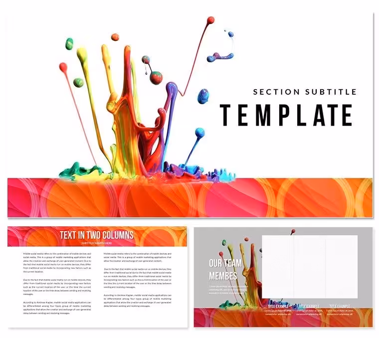 Color Picker Keynote templates