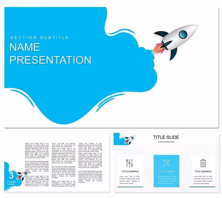 Startup Business Ideas Keynote template