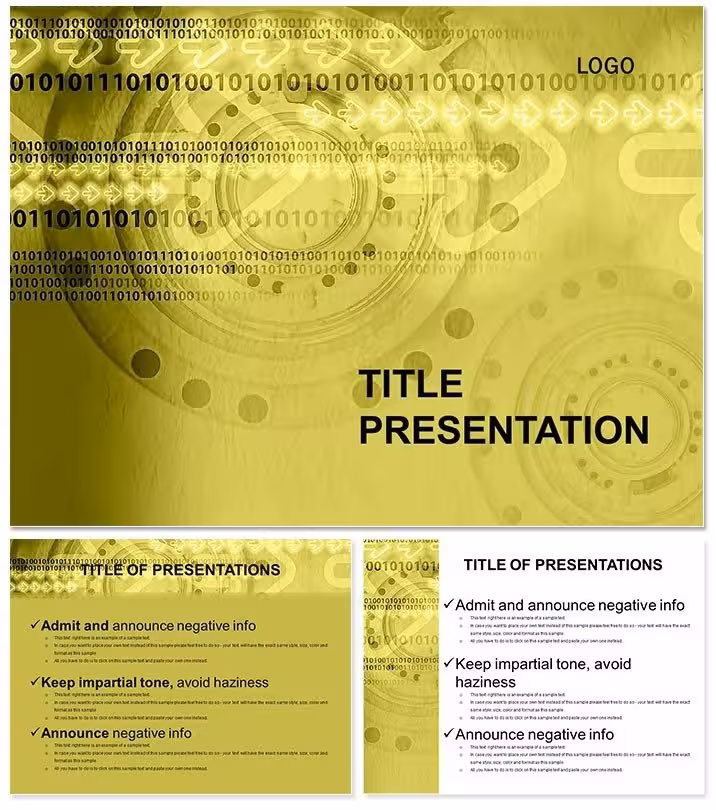 Elegant Green Lace PowerPoint Template
