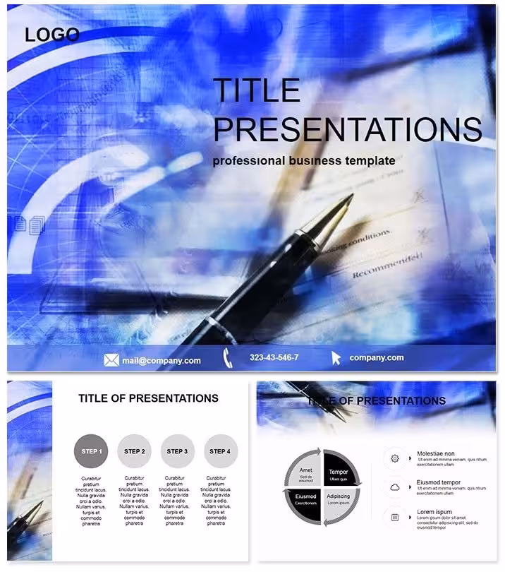 Guide Growth with Business Advice Keynote Template