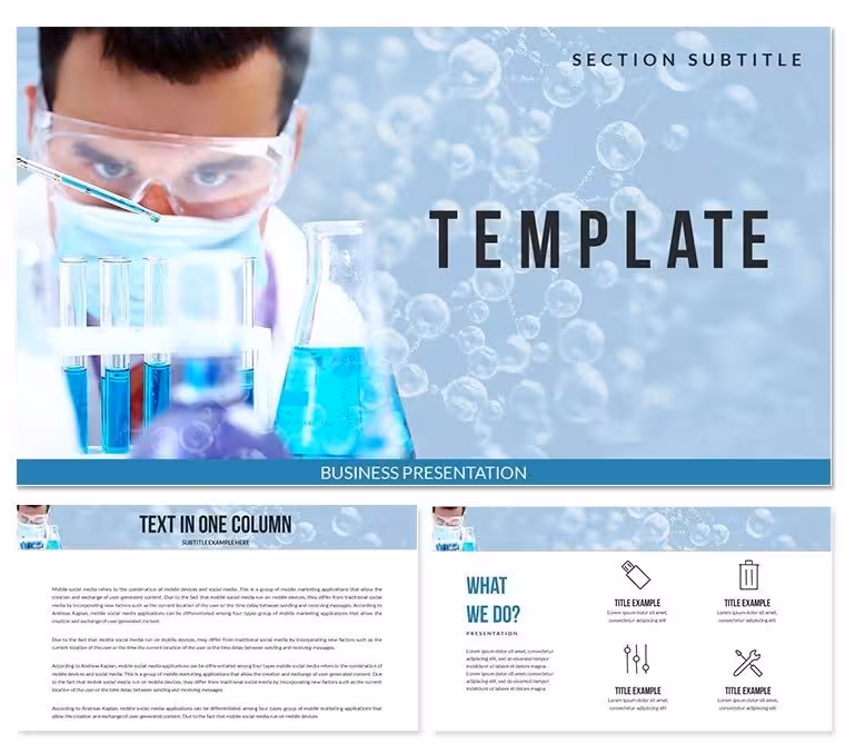 Chemistry - Scientific Laboratories Keynote templates