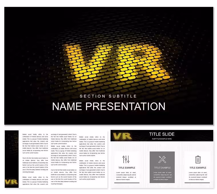 Virtual Reality Keynote Presentation Template