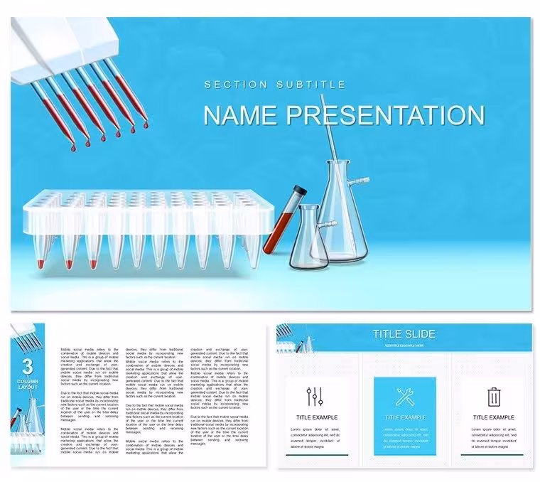 Interpret Blood Test Results Keynote template
