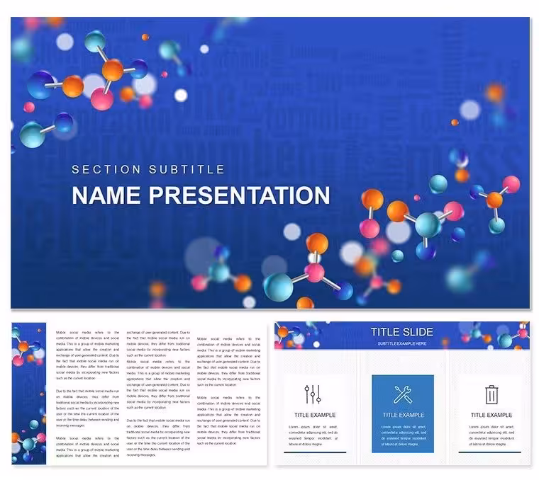 Background Chemistry Keynote Template: Where Science Meets Storytelling