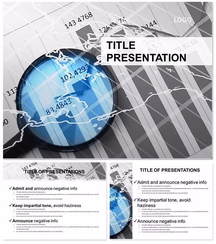Navigate Global Finance with Solutions PowerPoint Template