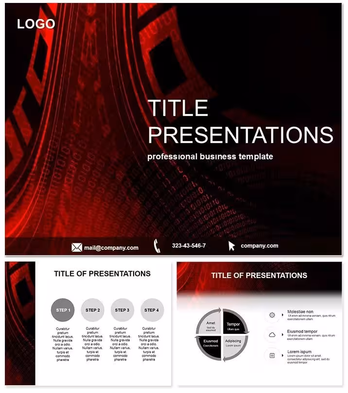 Traces of Light Abstract Keynote Template