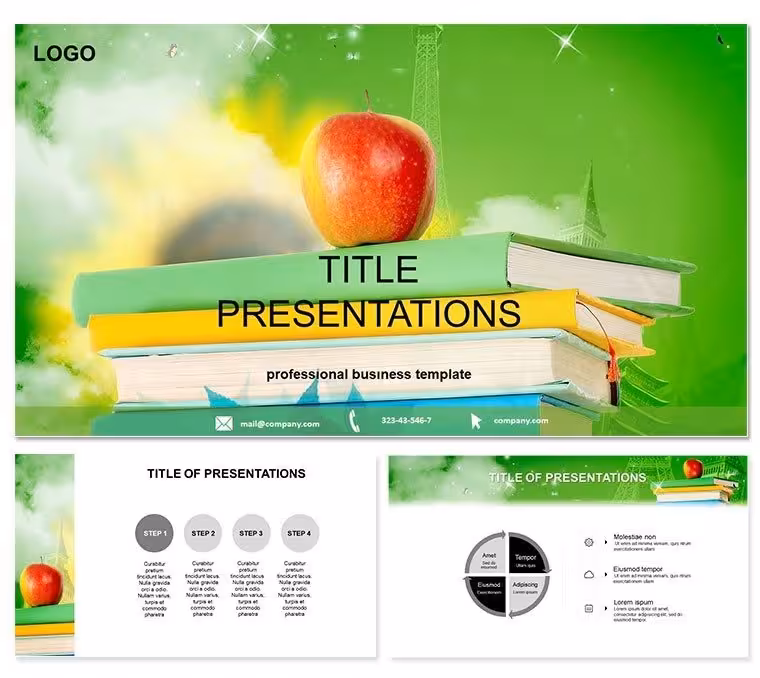 Books and Education Keynote Template Collection