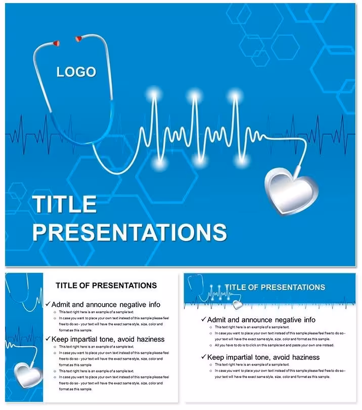 Heart Health Medicine Keynote Template: Beating Barriers to Better Briefs