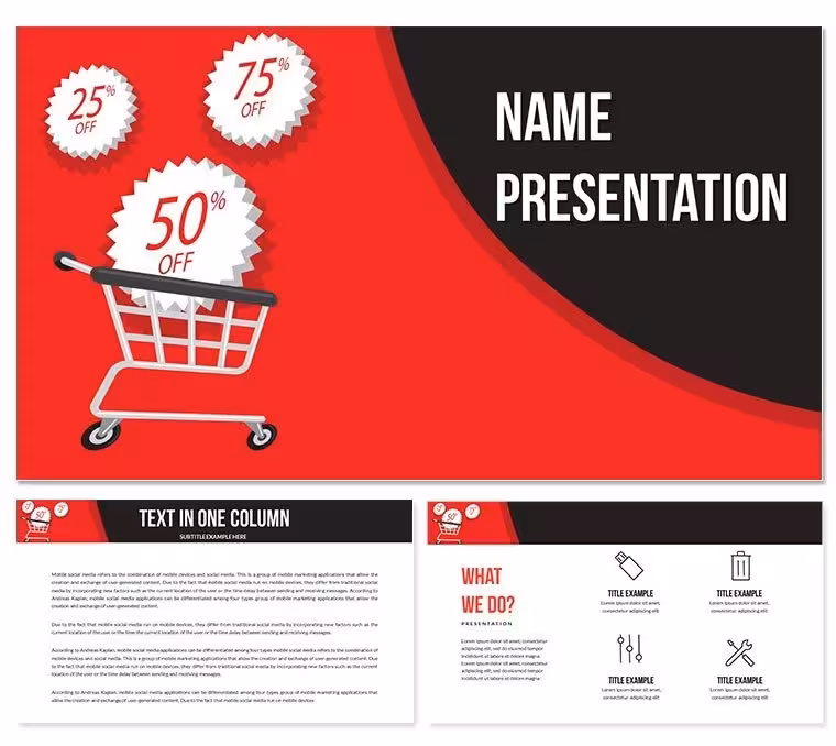 Great Black Friday Deals Keynote Template - Presentation