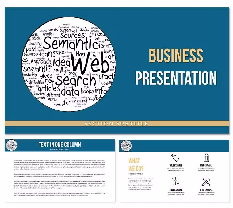 Semantic SEO Keynote Template - Instant Download