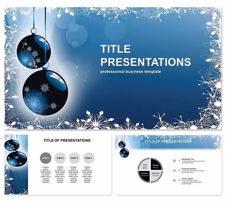 Christmas Balls Decoration Keynote Themes