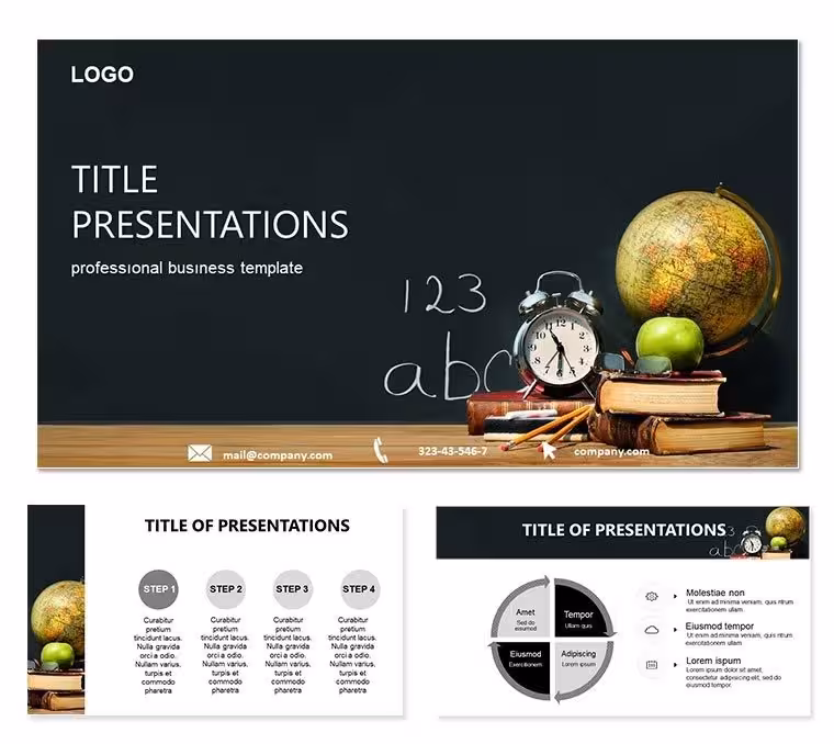Time Lessons Keynote Template: Timeless Sparks for Young Thinkers