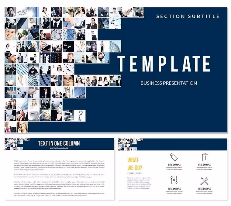 Business Corporation Keynote template Presentation