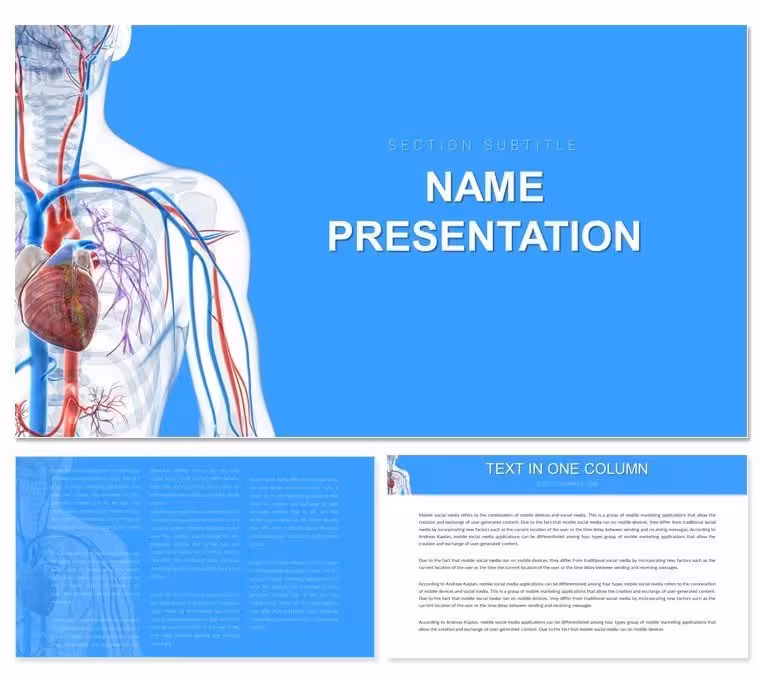 Cardiovascular System Keynote Template: Pulse Your Presentations