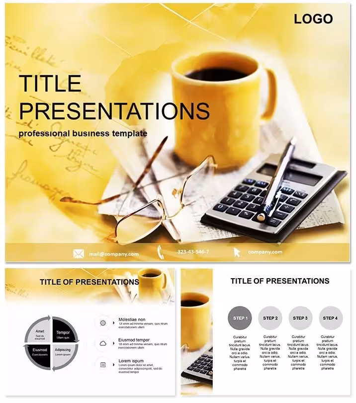 Work Break Job Search PowerPoint Template