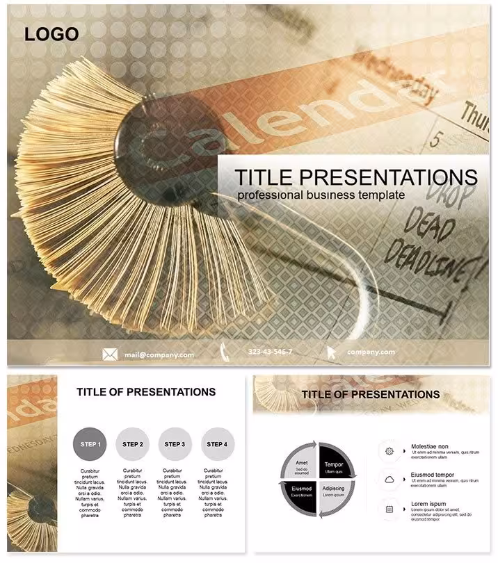 Optimize Daily Workflows with Time Planning Keynote Template