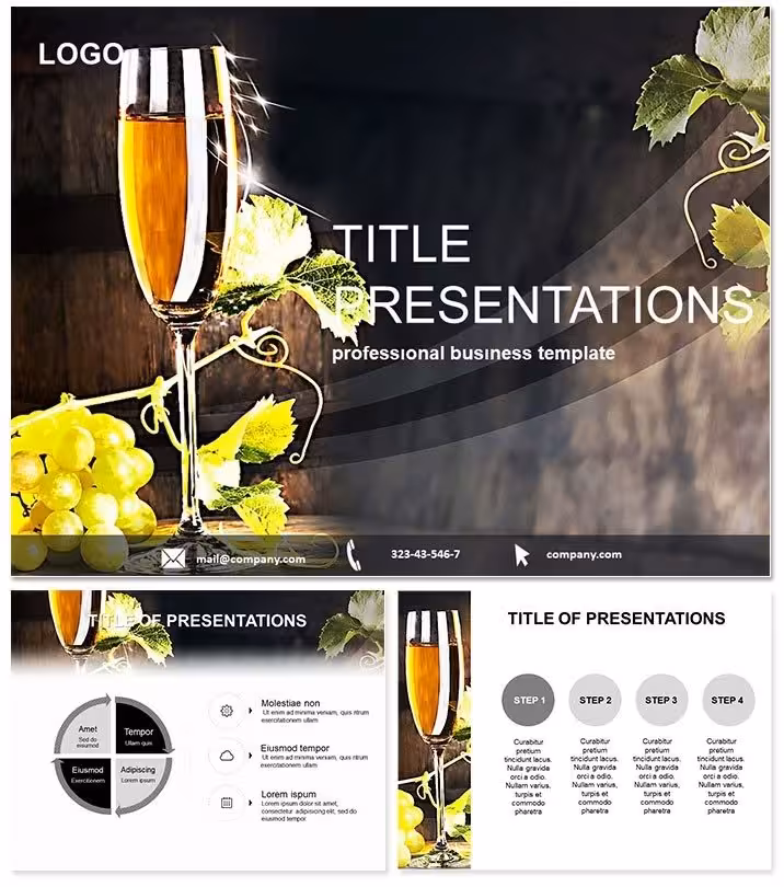 Wine Company Business PowerPoint Template