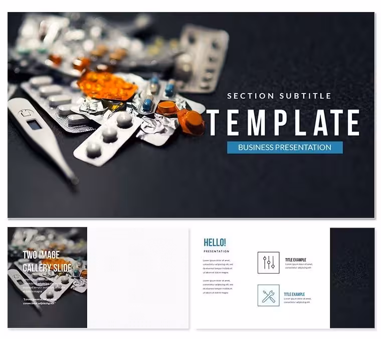 Medication Identification Keynote Template, Presentation Themes